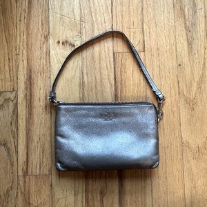 Coach Metallic Wristlet